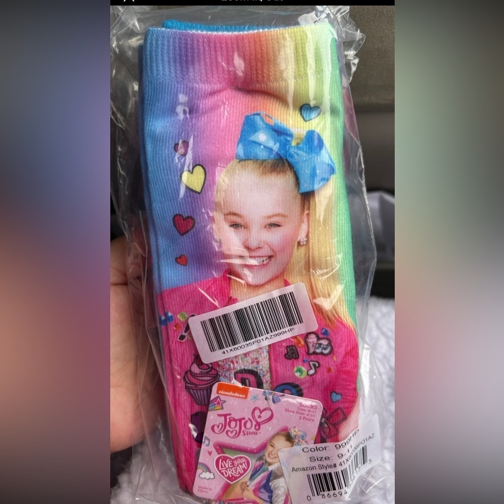 Jojo siwa 5 pack socks